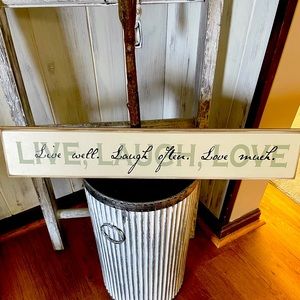 Live Laugh Love sign